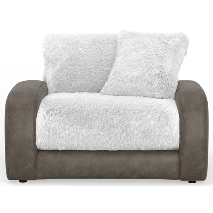  Jackson Furniture 1320-01 Chair 1/2 - Snowball/Taupe IMAGE 2