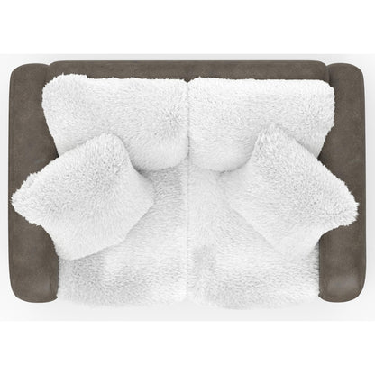  Jackson Furniture 1320-02 Loveseat - Snowball/Taupe IMAGE 5