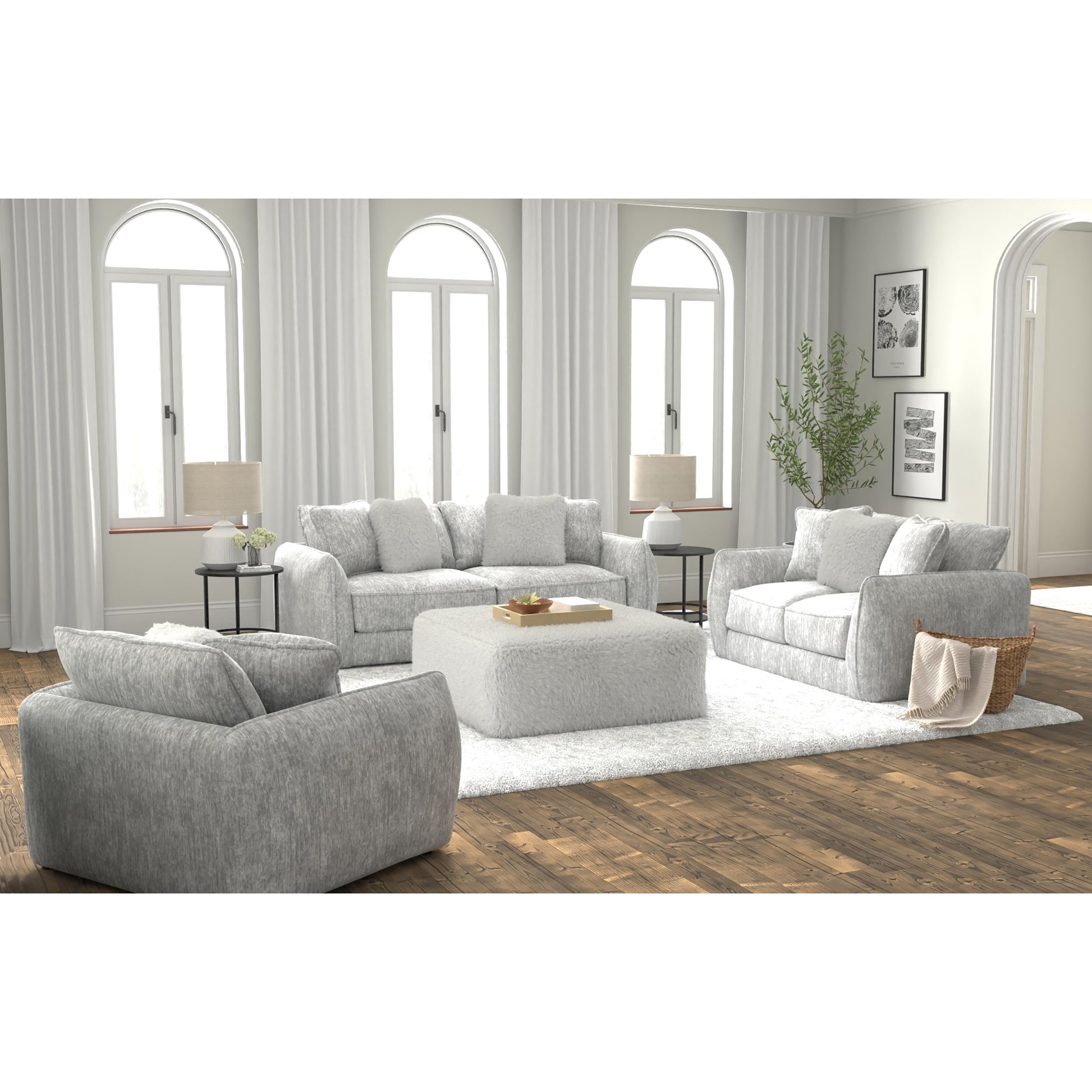  Jackson Furniture Bankside 2206-01 Chair 1/2 - Oyster IMAGE 2
