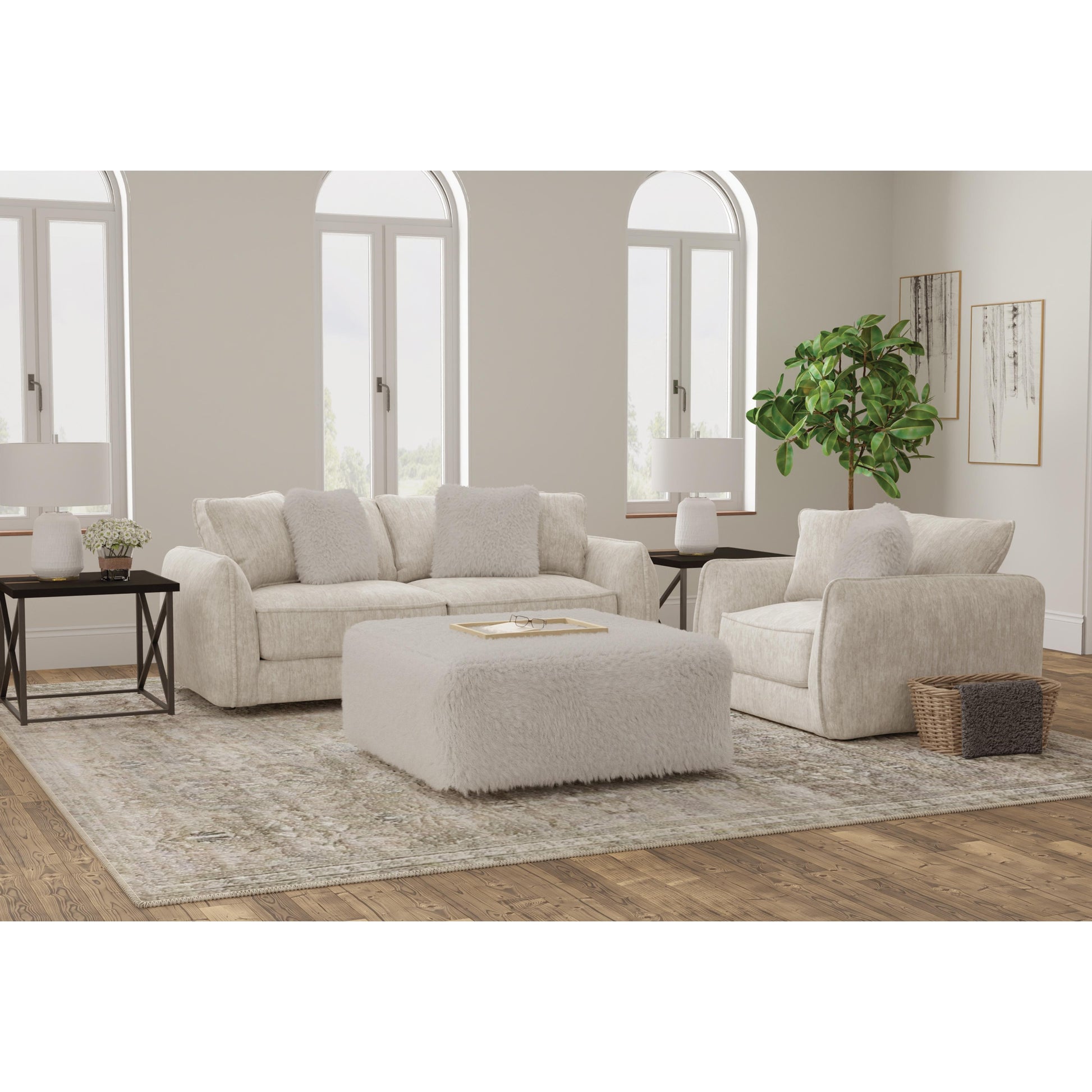  Jackson Furniture Bankside 2206-01 Chair 1/2 - Parchment IMAGE 2