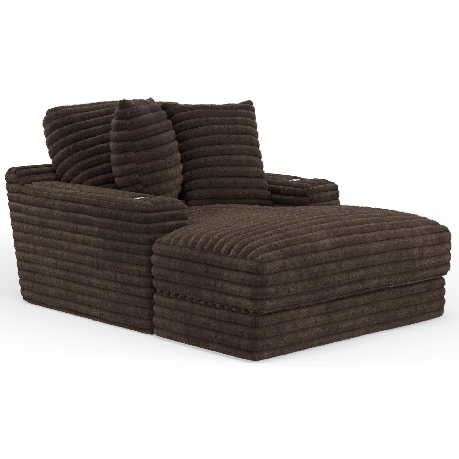  Jackson Furniture Comfrey 3045-09 Chaise - Chocolate IMAGE 1
