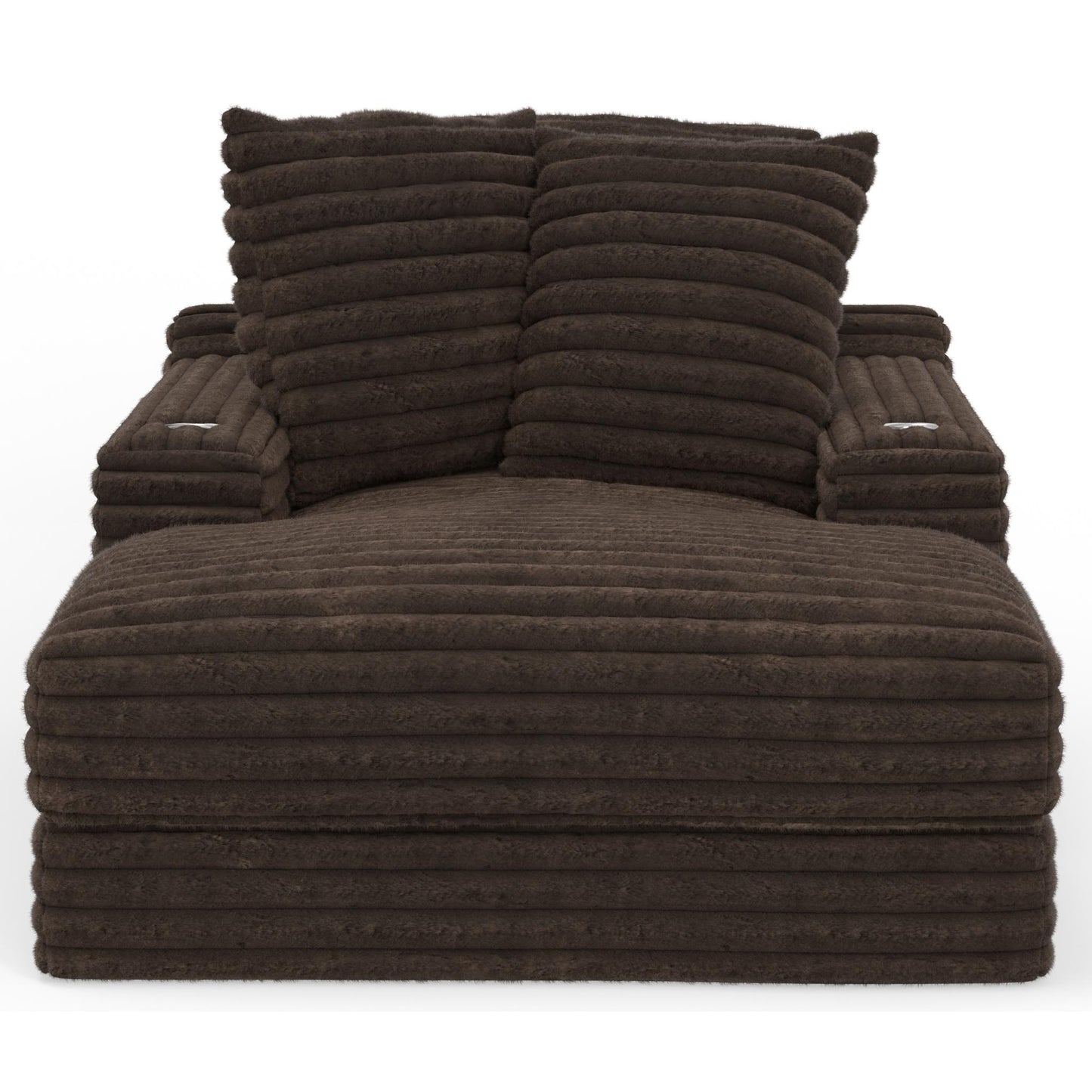  Jackson Furniture Comfrey 3045-09 Chaise - Chocolate IMAGE 2