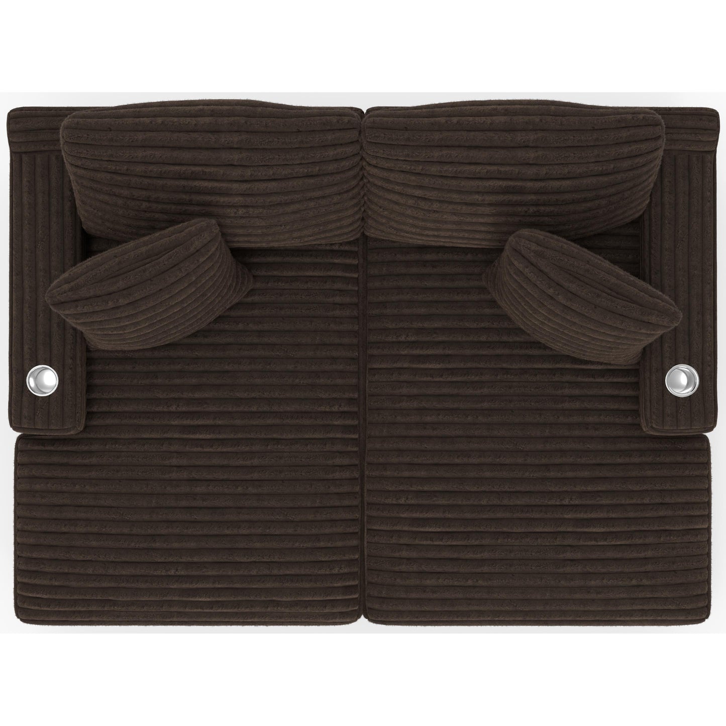  Jackson Furniture Comfrey 3045 2 pc Sectional - Chocolate IMAGE 5