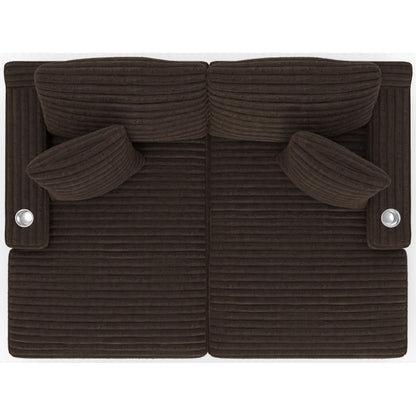  Jackson Furniture Comfrey 3045 2 pc Sectional - Chocolate IMAGE 5