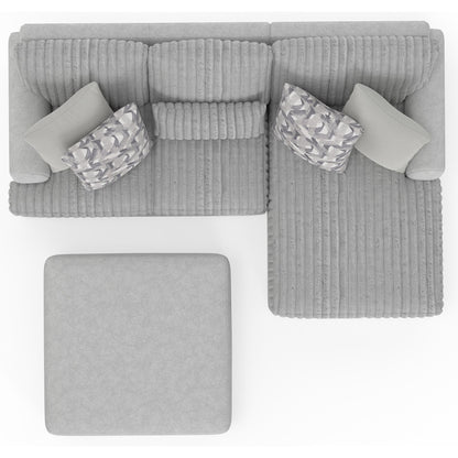  Jackson Furniture Titan 3480-12 Cocktail Ottoman - Moonstruck IMAGE 4