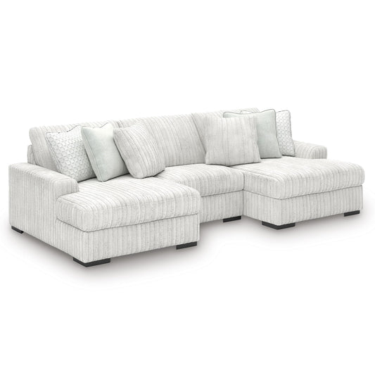 Signature Design by Ashley Stupendous 25903S4 3 pc Sectional with Double Chaise IMAGE 1