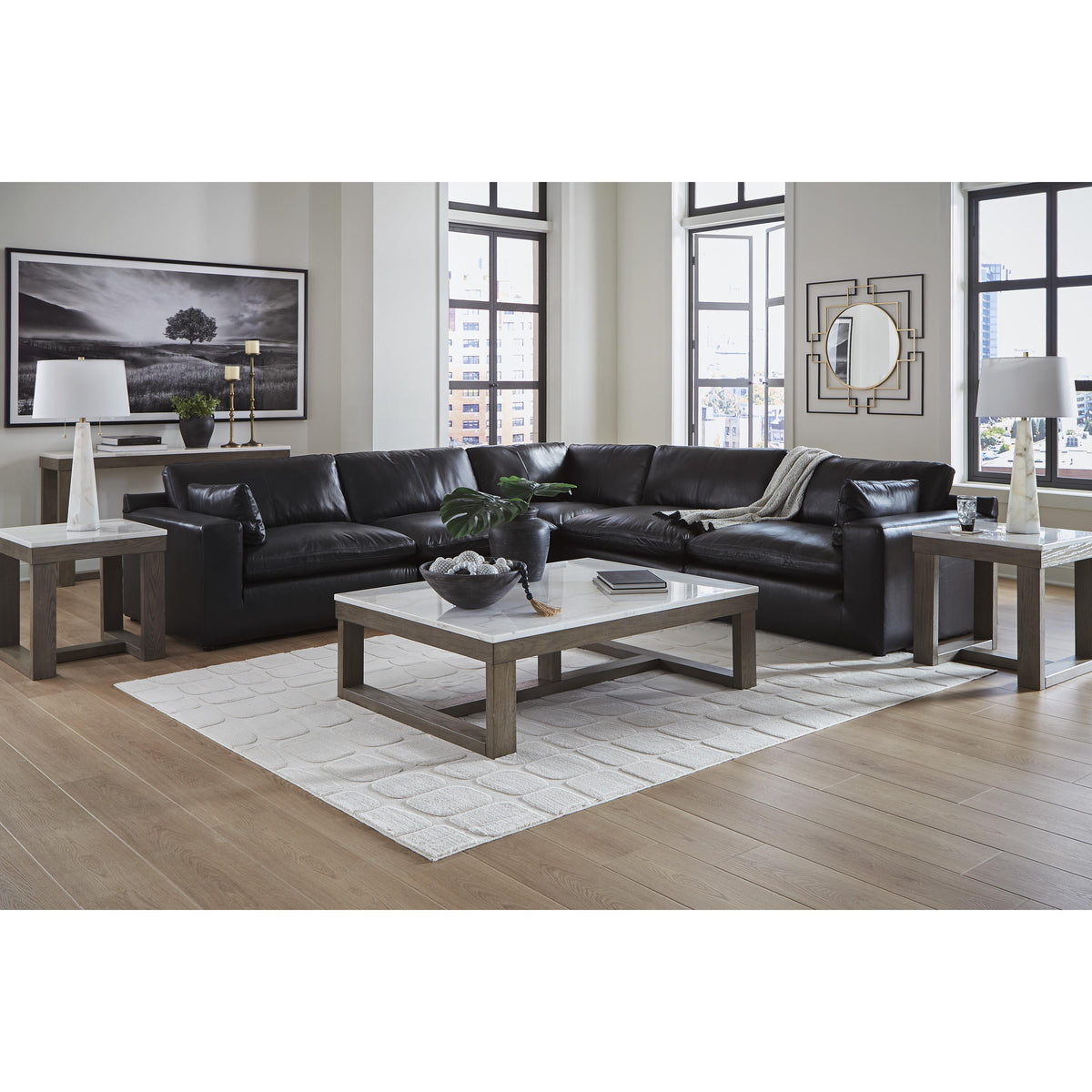  Signature Design by Ashley Emilia 30902S4 5 pc Sectional IMAGE 3