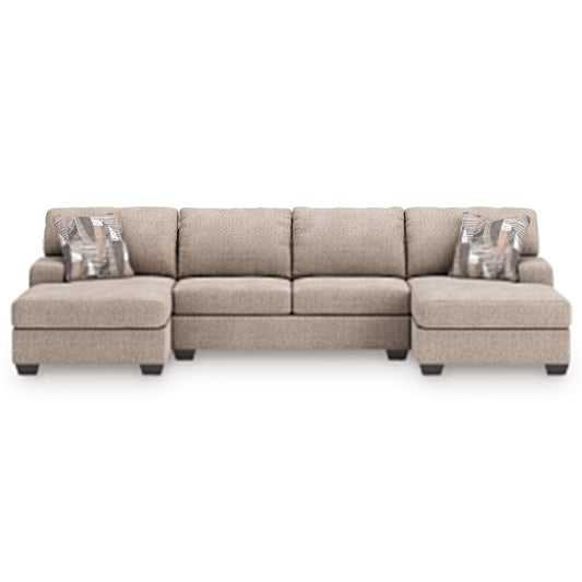 Benchcraft Seyler Lane 48404S7 3 pc Sectional with Double Chaise | American Furniture of Slidell