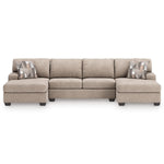 Benchcraft Seyler Lane 48404S7 3 pc Sectional with Double Chaise | American Furniture of Slidell