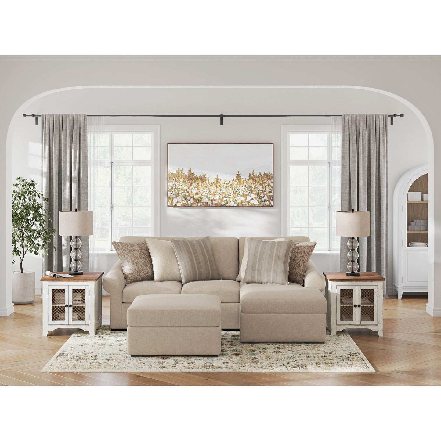 Benchcraft LadyMae 5940408 Oversized Accent Ottoman IMAGE 10