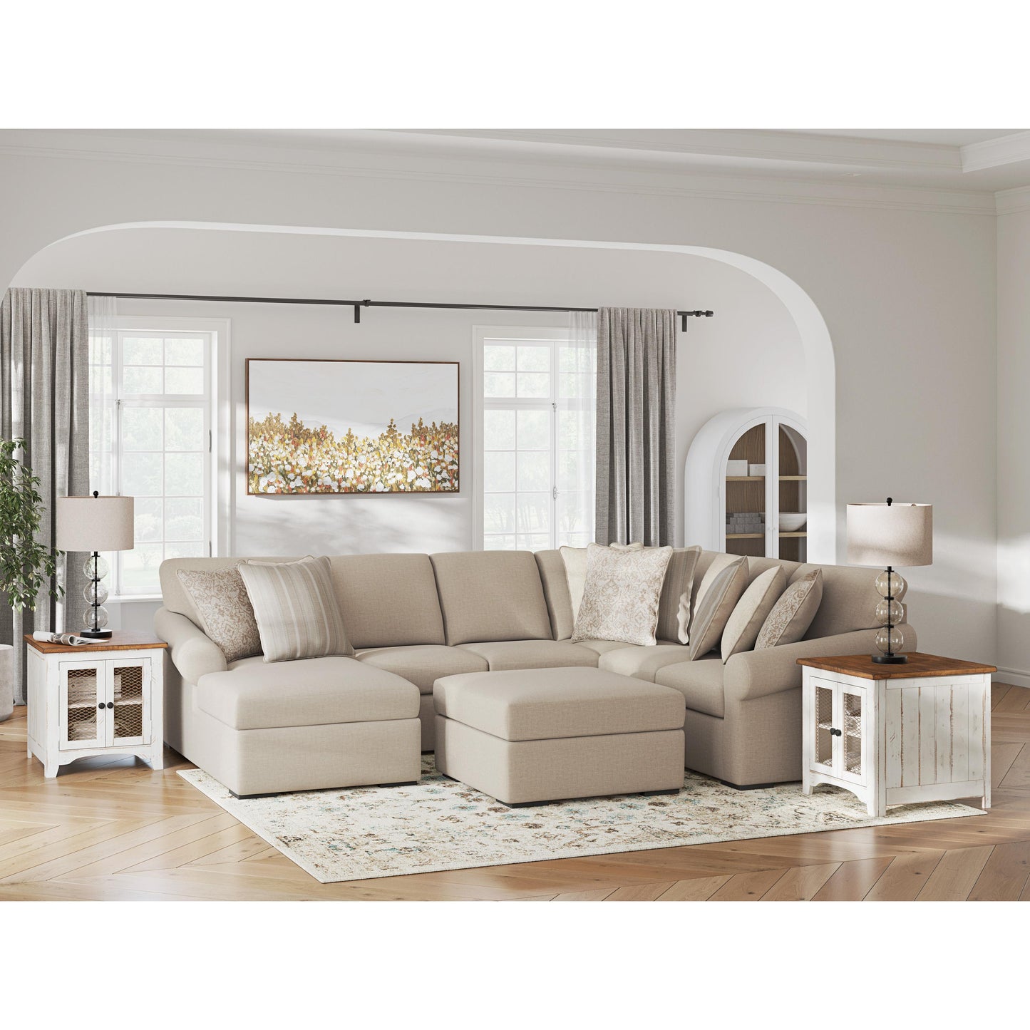 Benchcraft LadyMae 5940408 Oversized Accent Ottoman IMAGE 8