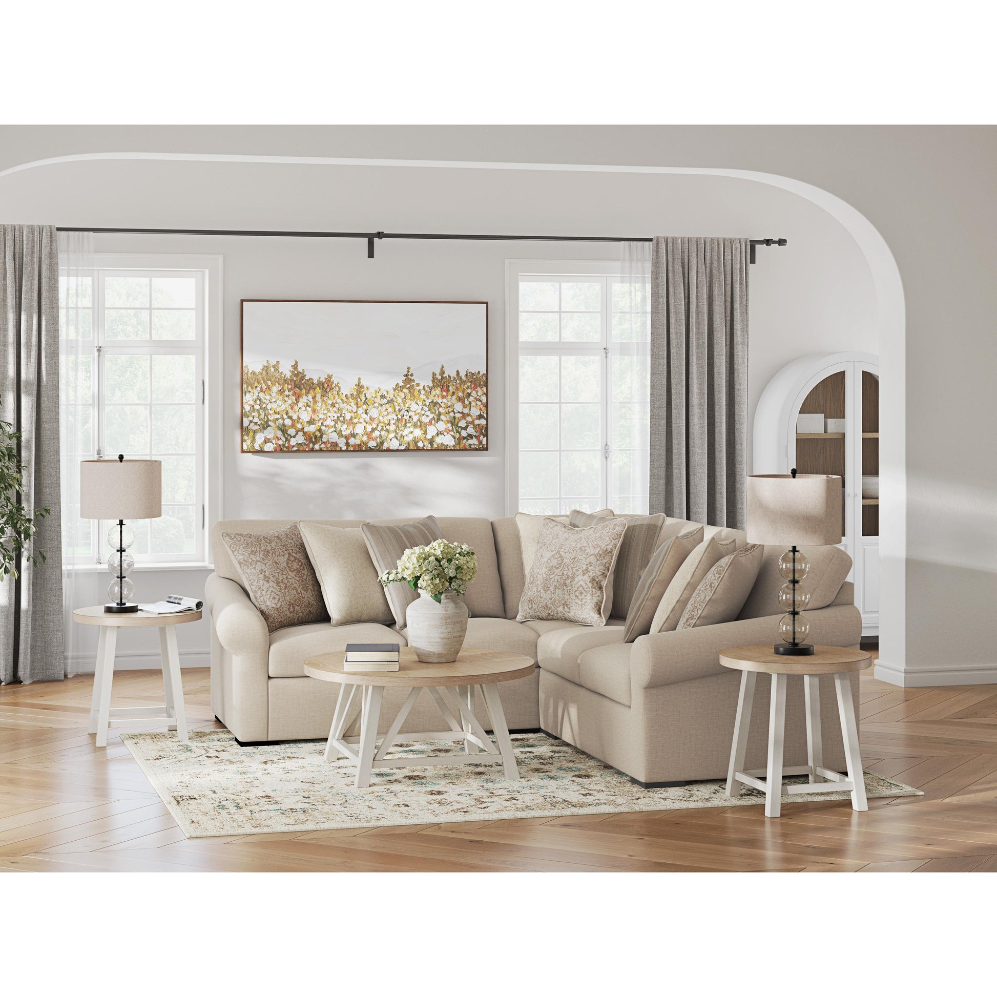 Benchcraft LadyMae 59404S1 3 pc Sectional IMAGE 3