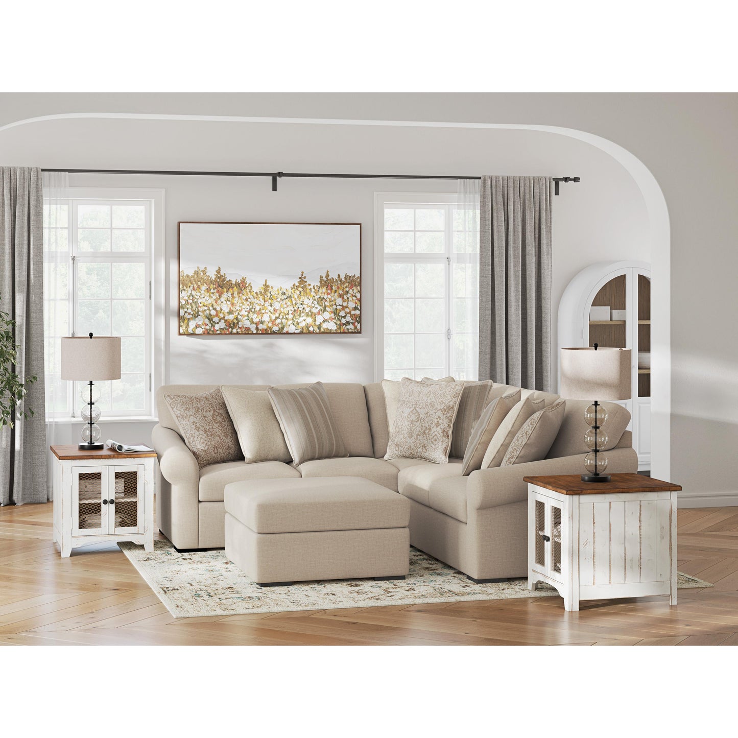 Benchcraft LadyMae 59404S1 3 pc Sectional IMAGE 4