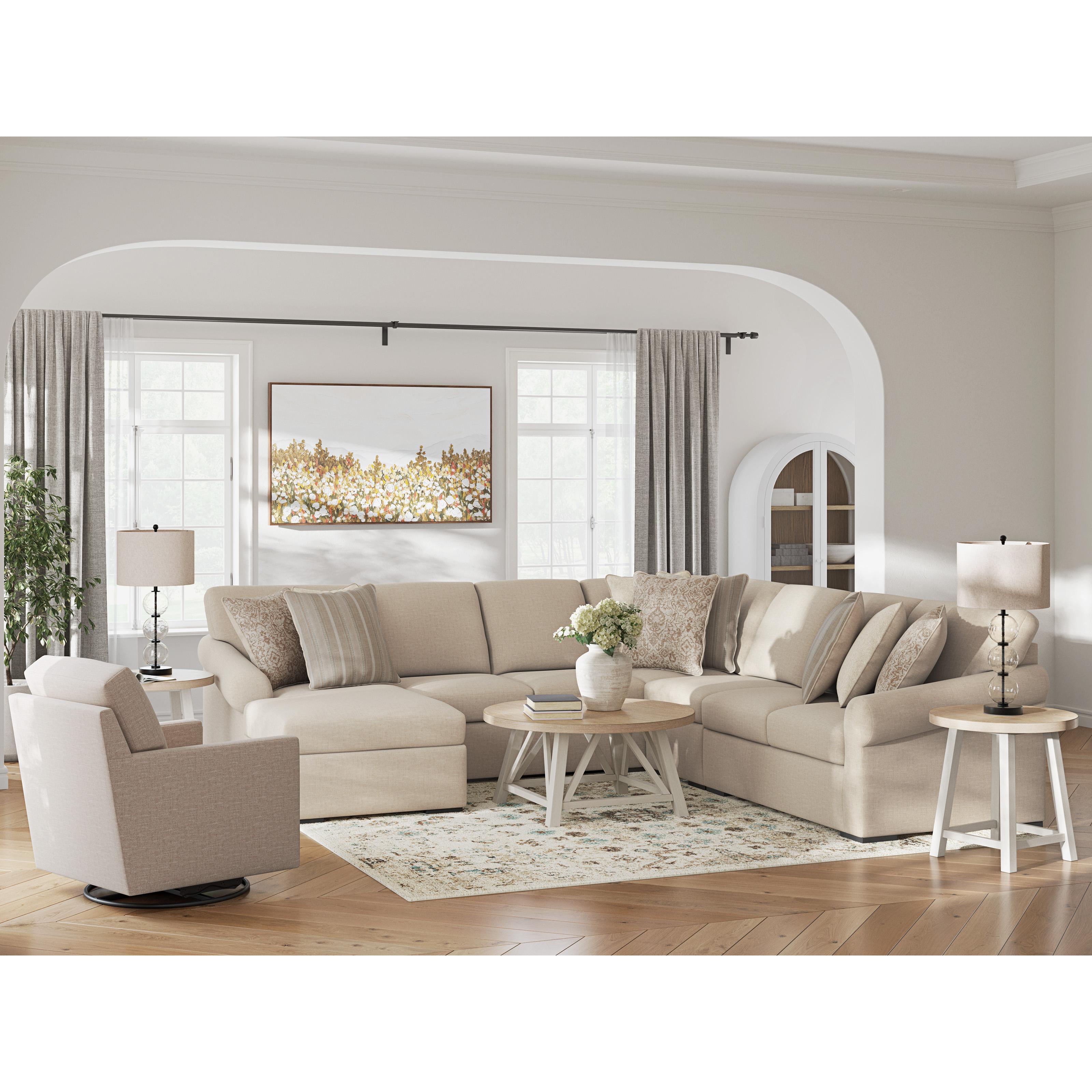 BenchCraft LadyMae Sectional - Thumbnail 4