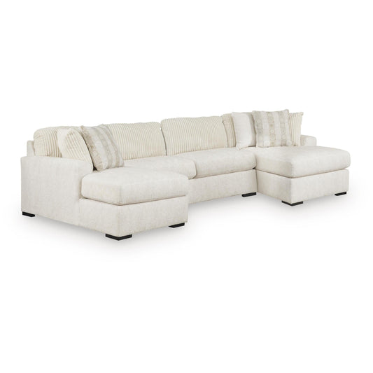  Signature Design by Ashley Chessington 61904S6 3 pc sectional with Double Chaise IMAGE 1