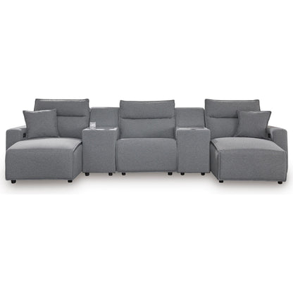 Signature Design by Ashley Modmax 65906S16 5 pc Power Reclining Sectional with Chaise IMAGE 1
