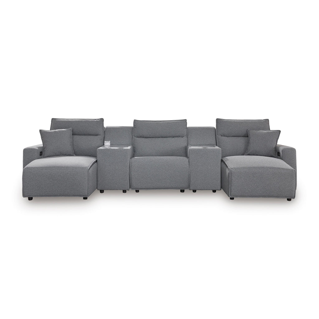 Signature Design by Ashley Modmax 65906S16 5 pc Power Reclining Sectional with Chaise IMAGE 1