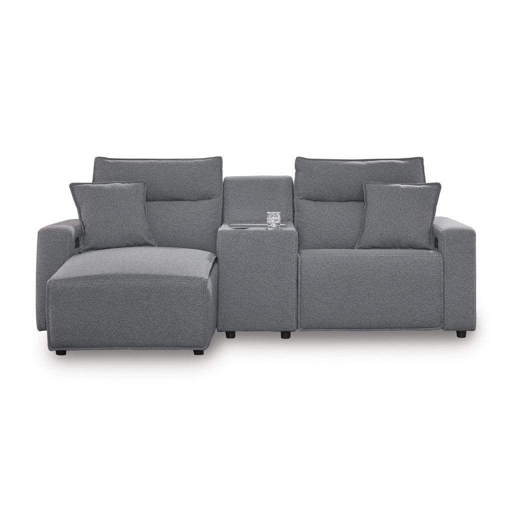 Signature Design by Ashley Modmax 65906S17 3 pc Power Reclining Sectional with Chaise IMAGE 1