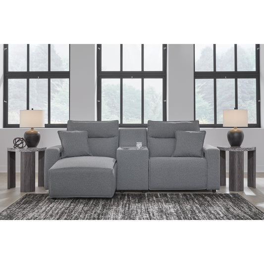  Signature Design by Ashley Modmax 65906S17 3 pc Power Reclining Sectional with Chaise IMAGE 2