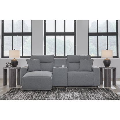  Signature Design by Ashley Modmax 65906S17 3 pc Power Reclining Sectional with Chaise IMAGE 5