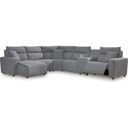 Signature Design by Ashley Modmax 65906S19 6 pc Power Reclining Sectional with Chaise IMAGE 1