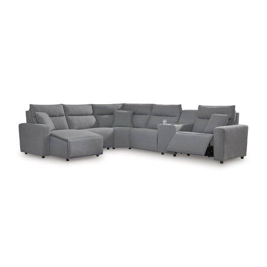 Signature Design by Ashley Modmax 65906S19 6 pc Power Reclining Sectional with Chaise IMAGE 1