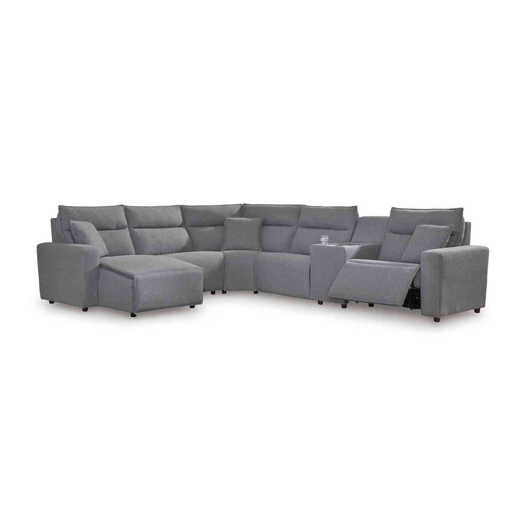 Signature Design by Ashley Modmax 65906S19 6 pc Power Reclining Sectional with Chaise IMAGE 1