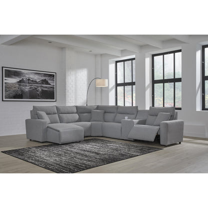  Signature Design by Ashley Modmax 65906S19 6 pc Power Reclining Sectional with Chaise IMAGE 5