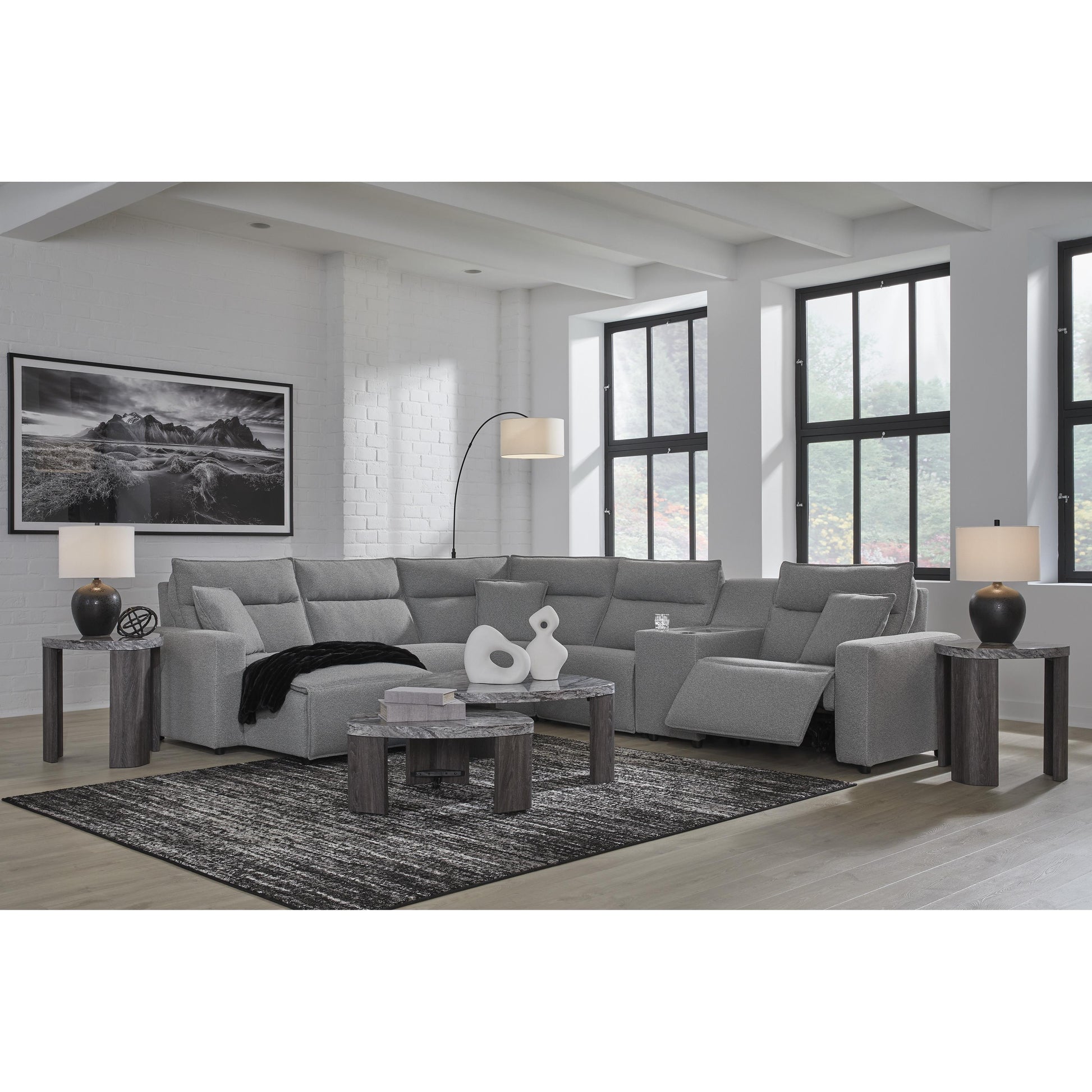  Signature Design by Ashley Modmax 65906S19 6 pc Power Reclining Sectional with Chaise IMAGE 6