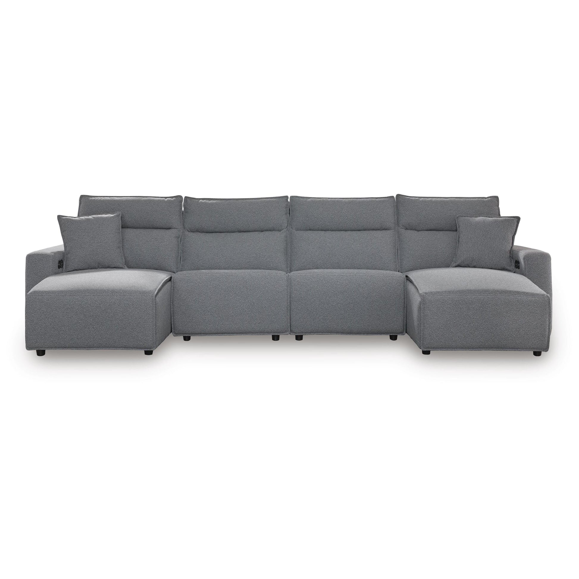  Signature Design by Ashley Modmax 65906S37 4 pc Reclining Sectional with Double Chaise IMAGE 1