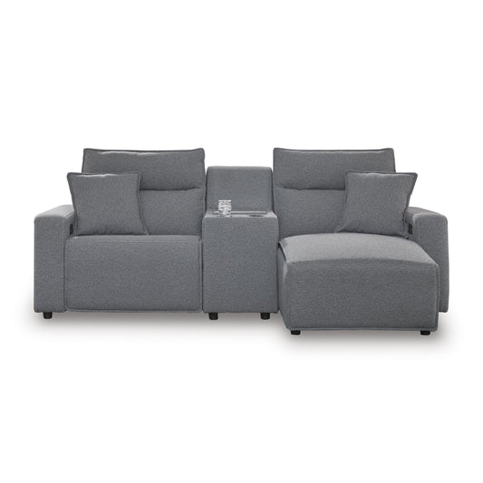 Signature Design by Ashley Modmax 65906S4 3 pc Power Reclining Sectional with Chaise IMAGE 1
