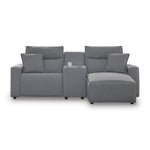 Signature Design by Ashley Modmax 65906S4 3 pc Power Reclining Sectional with Chaise IMAGE 1