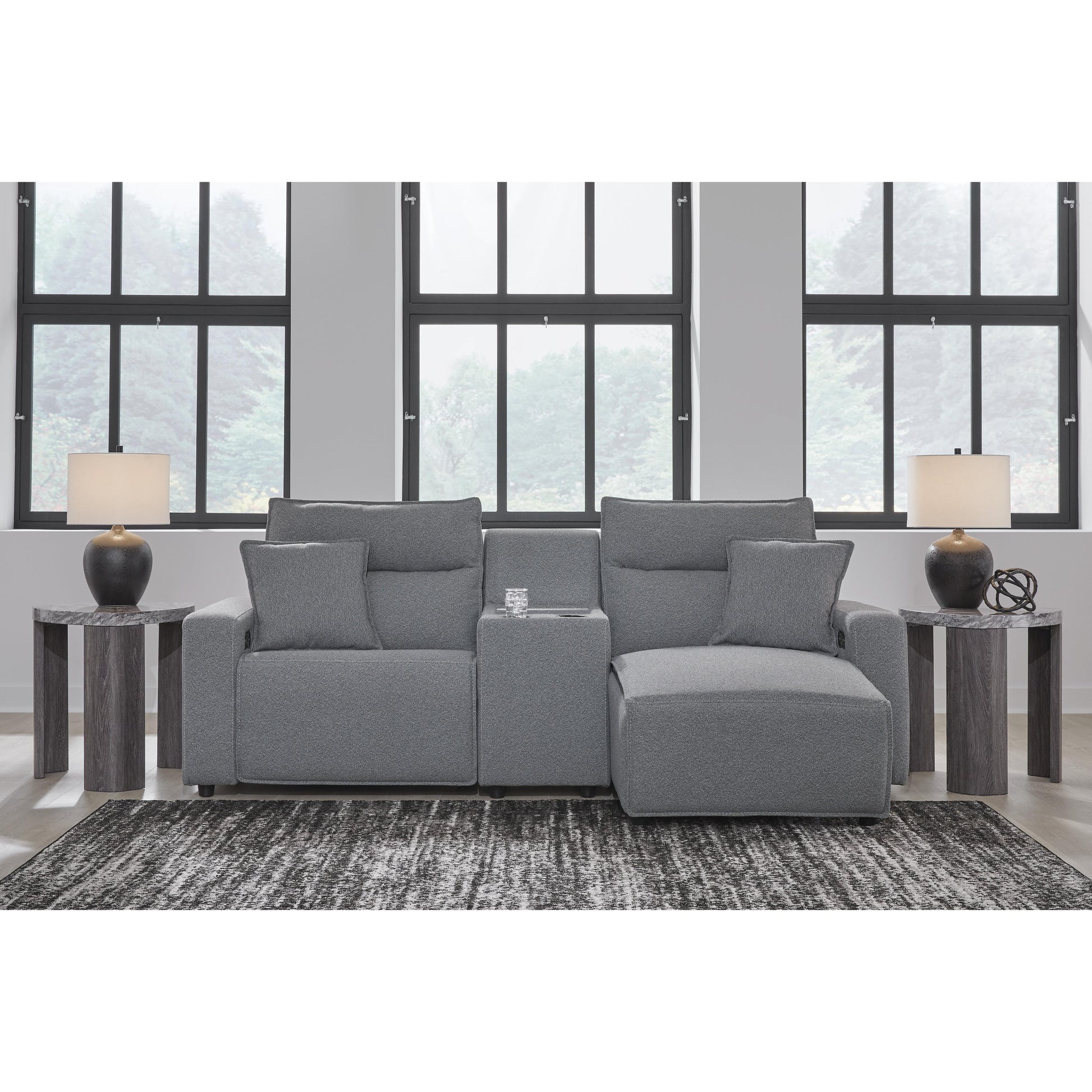  Signature Design by Ashley Modmax 65906S4 3 pc Power Reclining Sectional with Chaise IMAGE 5