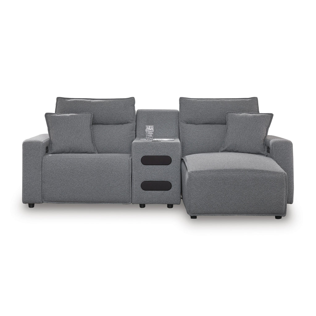 Signature Design by Ashley Modmax 65906S5 3 pc Power Reclining Sectional with Chaise IMAGE 1