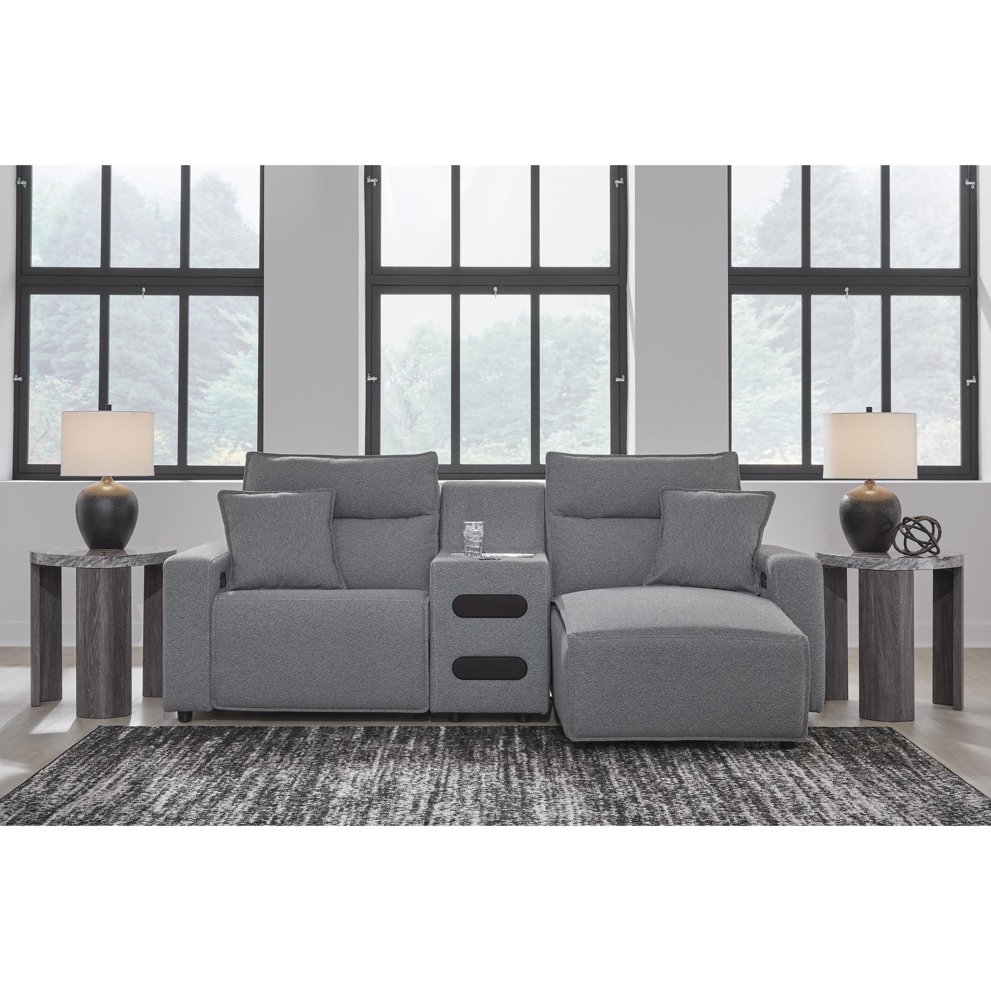  Signature Design by Ashley Modmax 65906S5 3 pc Power Reclining Sectional with Chaise IMAGE 5
