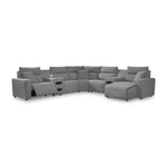 Signature Design by Ashley Modmax 65906S7 7 pc Power Reclining Sectional with Chaise IMAGE 1