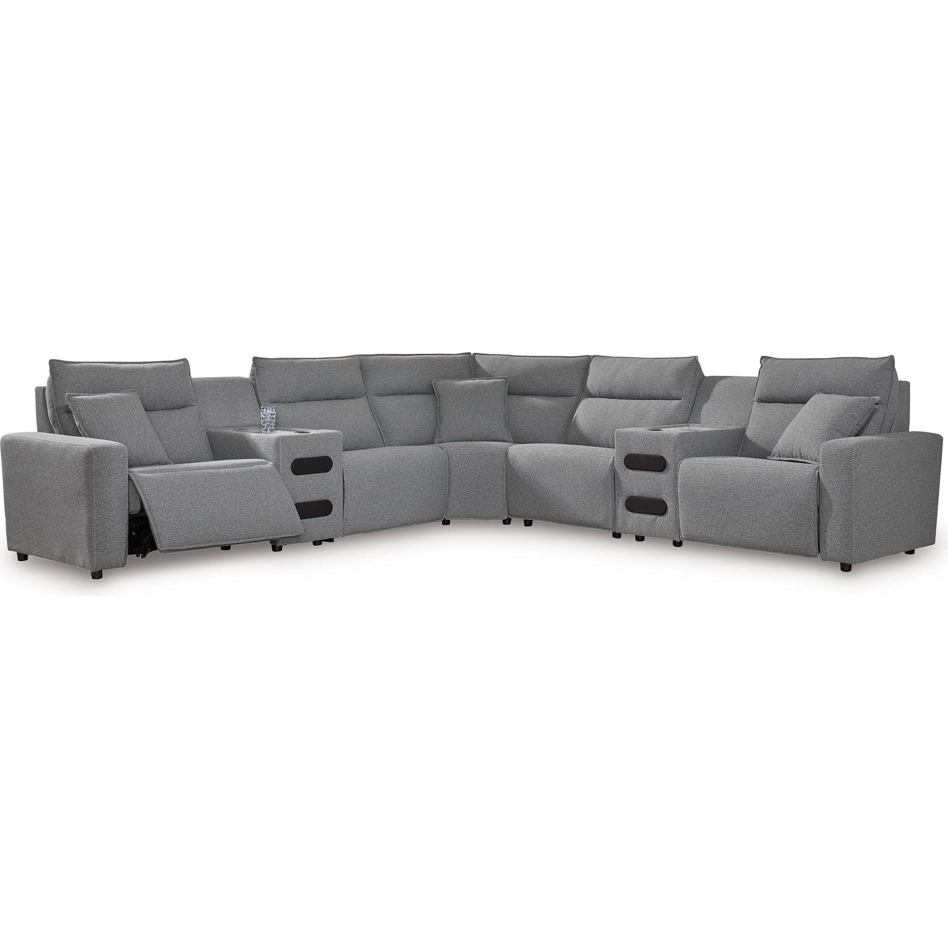 Signature Design by Ashley Modmax 65906S9 7 pc Power Reclining Sectional with Chaise IMAGE 1