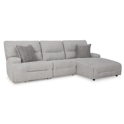 Signature Design by Ashley Acklen Place 93605S6 3 pc Power Reclining Sectional IMAGE 1