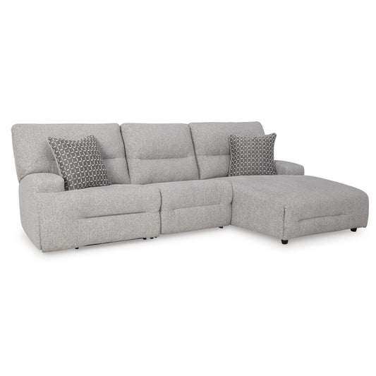 Signature Design by Ashley Acklen Place 93605S6 3 pc Power Reclining Sectional IMAGE 1