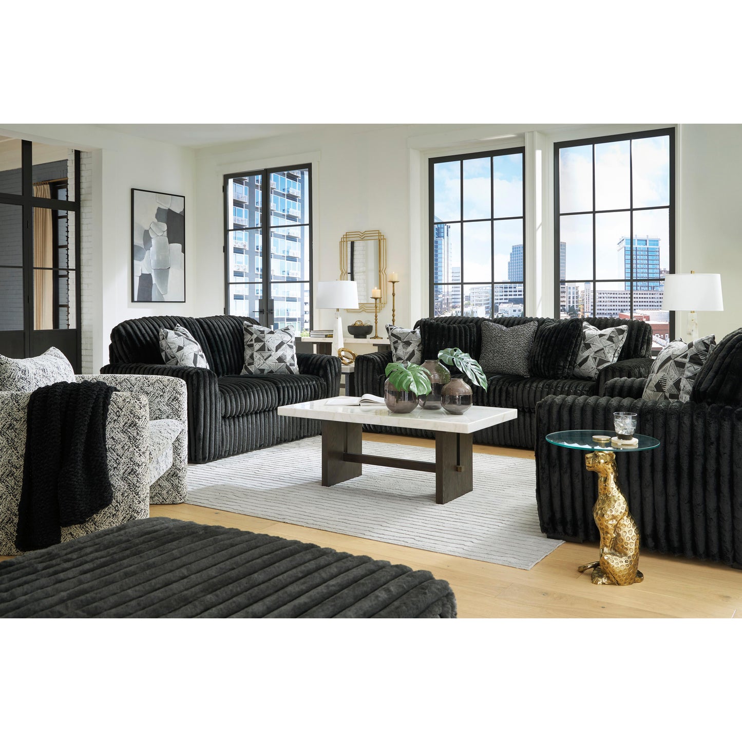  Signature Design by Ashley Midnight-Madness 9810338 Sofa IMAGE 15