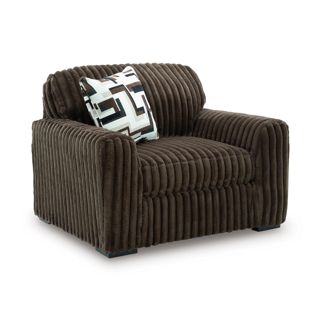  Signature Design by Ashley Midnight-Madness 9810423 Chair and a Half IMAGE 1