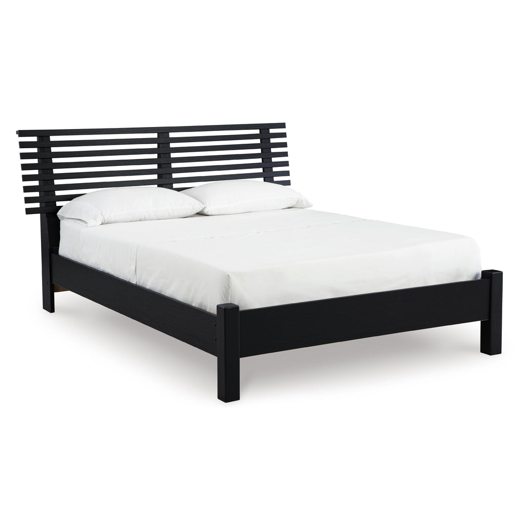 Signature Design by Ashley Danziar B1013B19 Full Slat Panel Bed IMAGE 1