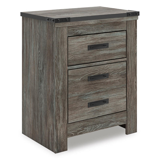  Signature Design by Ashley Frandern B4480-92 Two Drawer Night Stand IMAGE 1