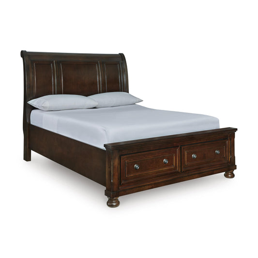 Millennium Porter B697B43 Queen Sleigh Storage Bed IMAGE 1
