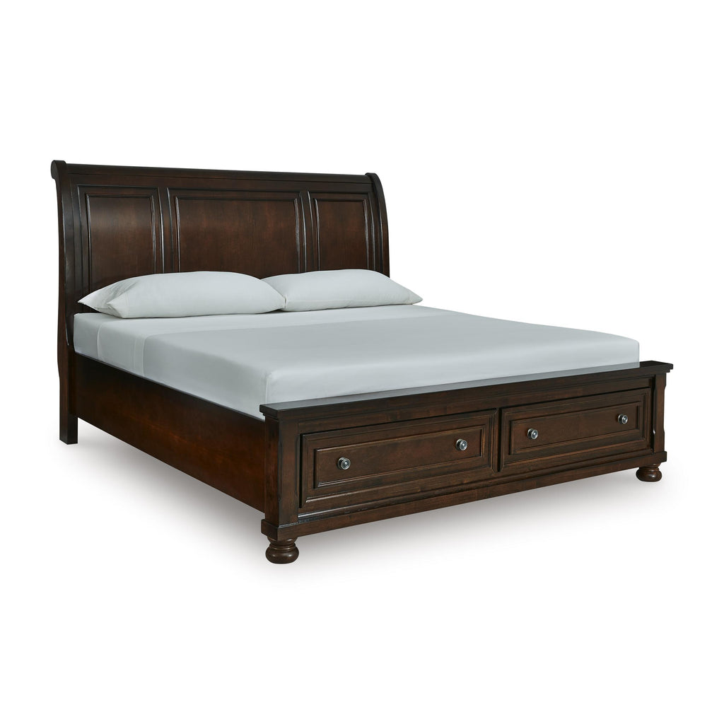 Millennium Porter B697B45 King Sleigh Storage Bed IMAGE 1