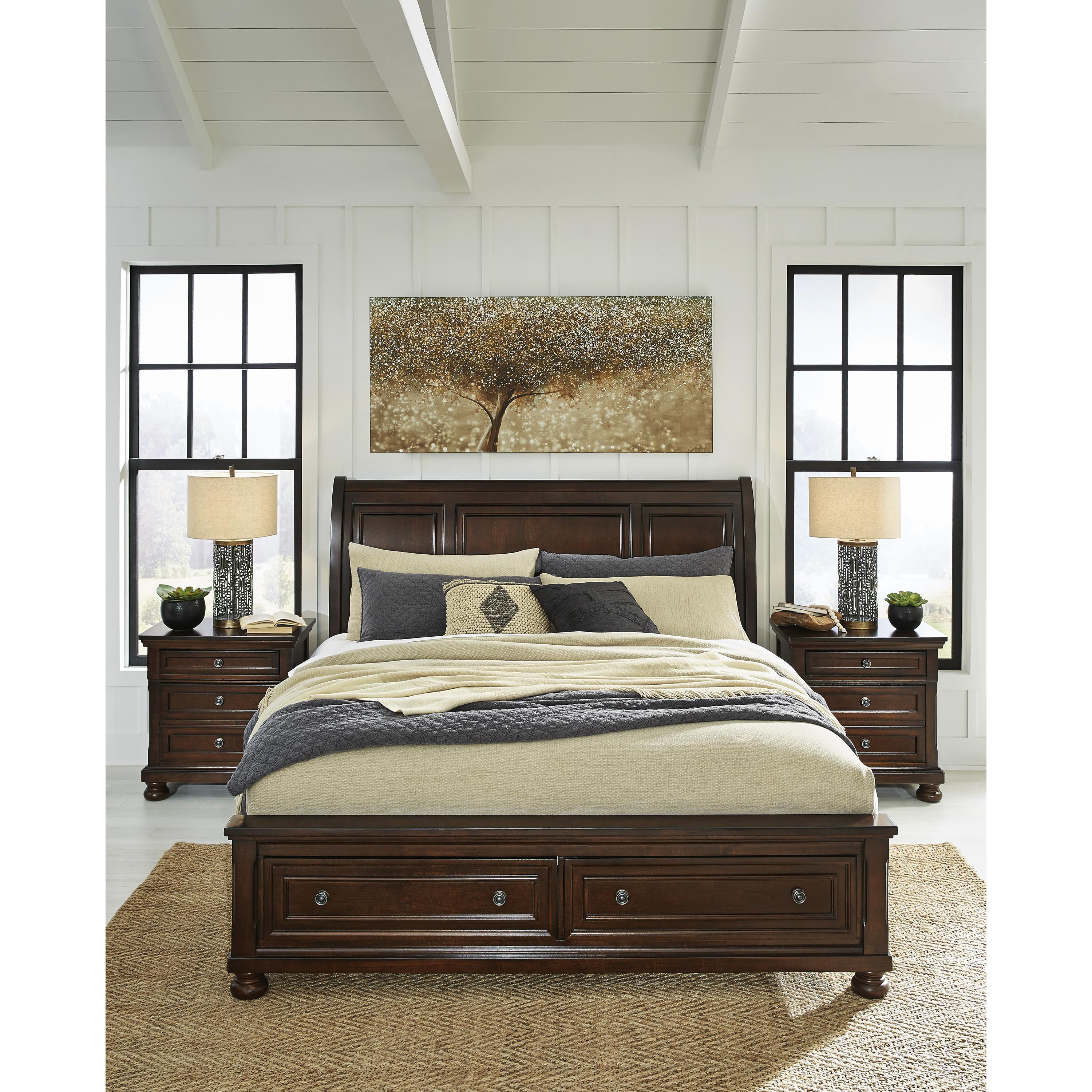 Millennium Porter Sleigh Storage Bed - Thumbnail 4
