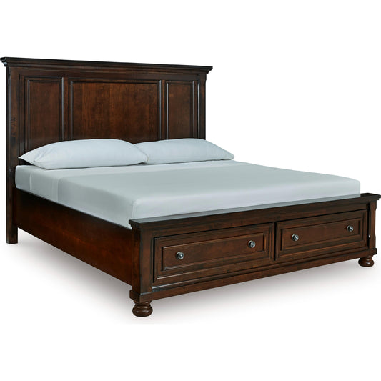Millennium Porter B697B46 California King Panel Storage Bed IMAGE 1