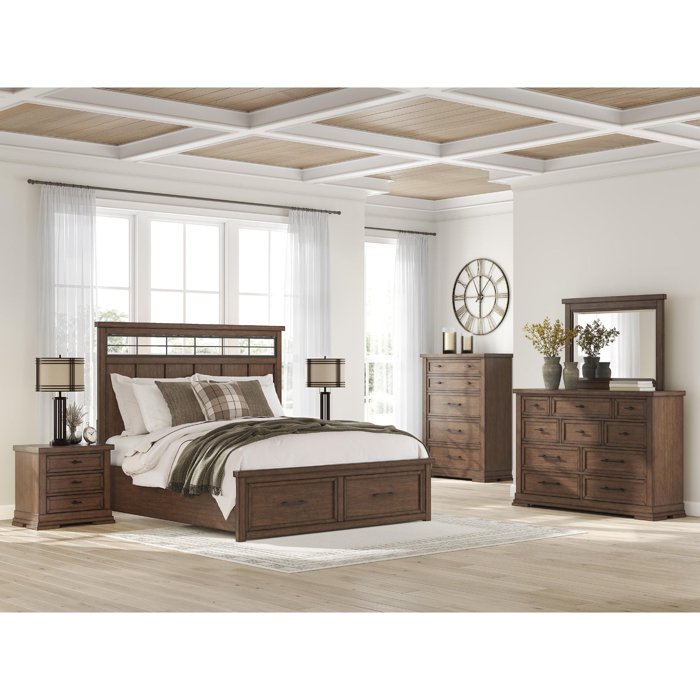 Signature Design by Ashley Taffenbrook B849B4 King Panel Storage Bed IMAGE 9