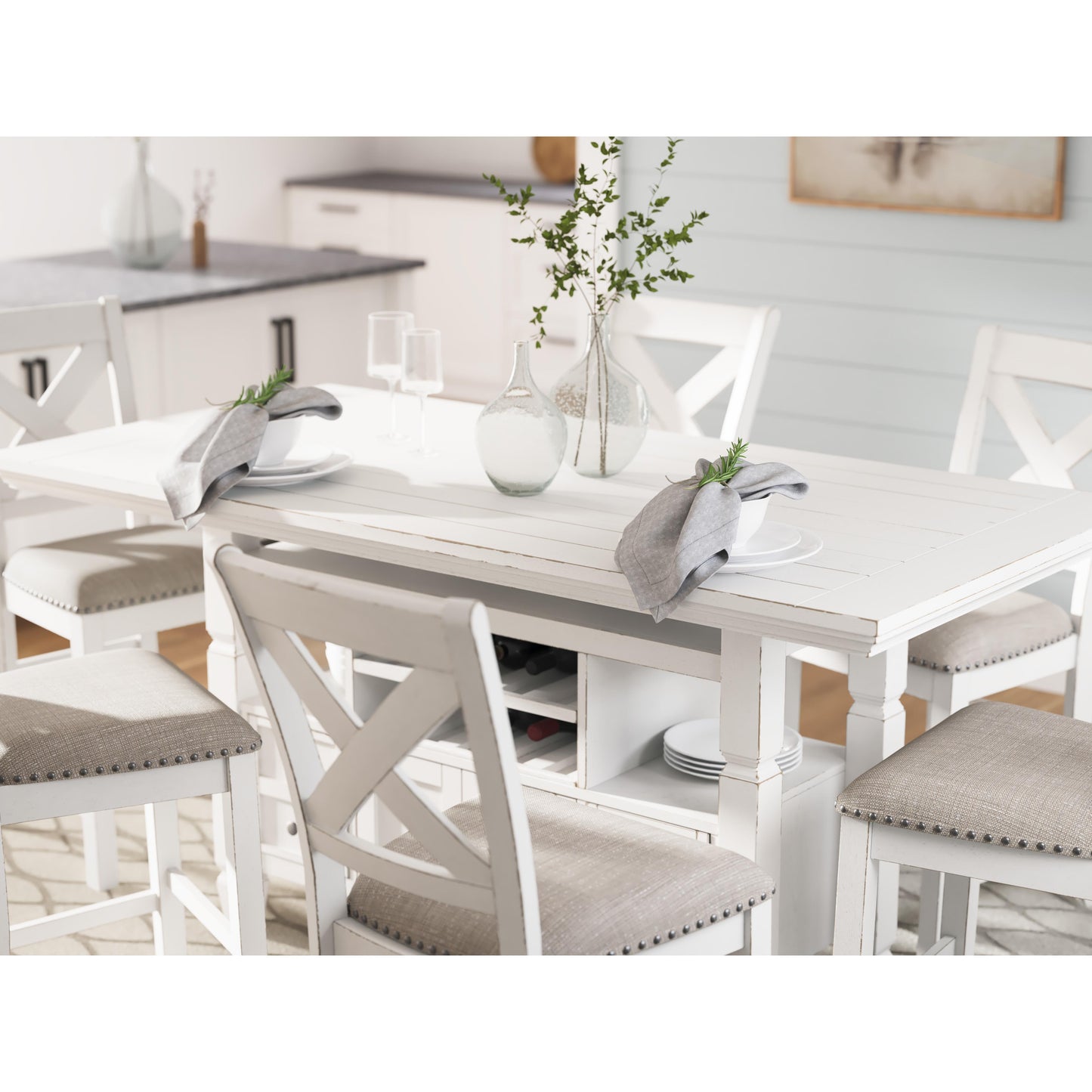 Signature Design by Ashley Robbinsdale D642D7 Counter Height Dining Table IMAGE 11