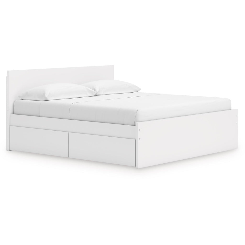  Signature Design by Ashley Onita EB9630B20 King Panel Platform Bed with Storage IMAGE 1